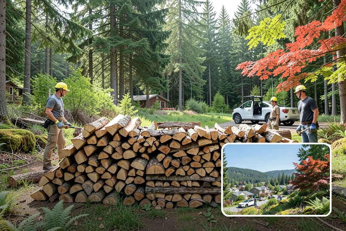 Campfire Wood in Index, Snohomish County, WA - Cut and split for easy lighting