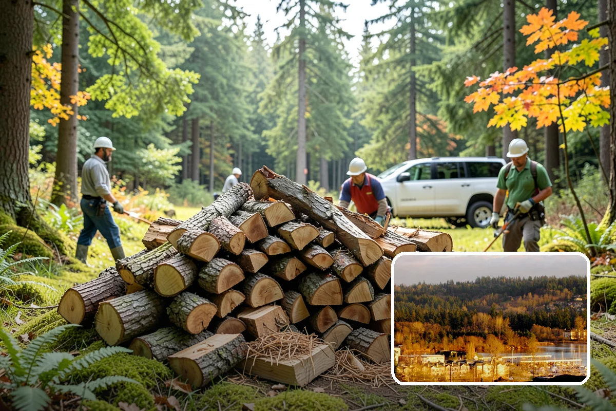 Campfire Wood in Kenmore, King County, WA - Cut and split for easy lighting