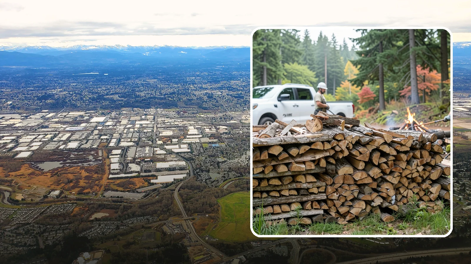 Campfire Wood in Kent, King County, WA - Firewood cut and split for easy-lighting, sociable campfires at sites across the region.