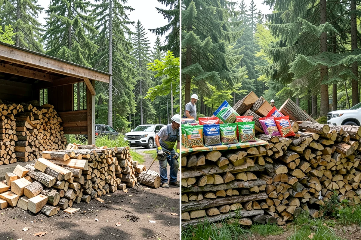 Campfire Wood in Lake Forest Park, King County, WA - Confirm the volume and piece size you want