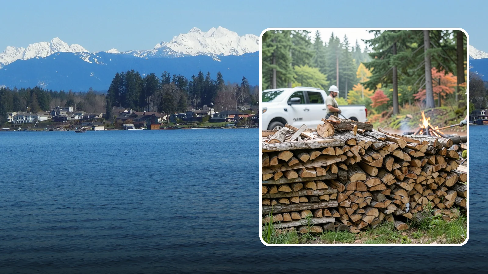 Campfire Wood in Lake Stevens, Snohomish County, WA - Firewood cut and split for easy-lighting, sociable campfires at sites across the region.