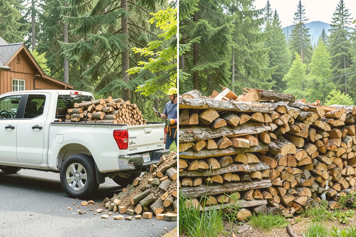 Campfire Wood in Lynnwood, Snohomish County, WA - Confirm the volume and piece size you want