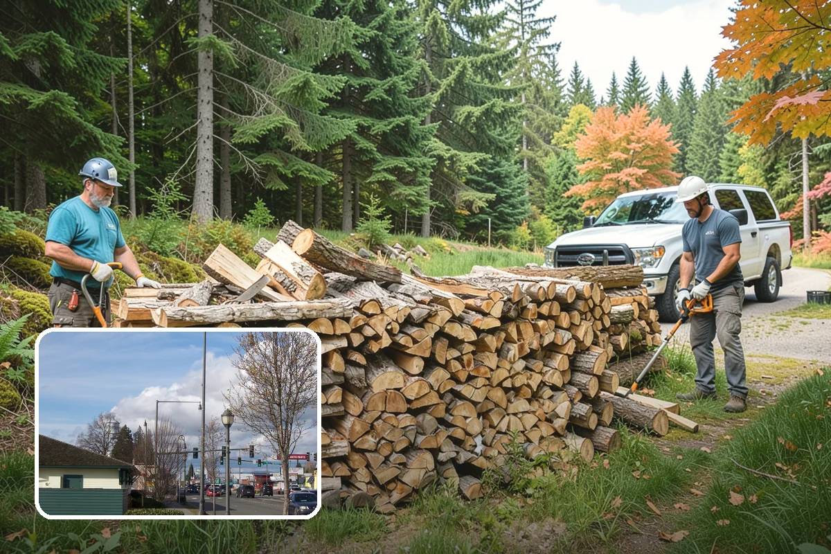 Campfire Wood in Marysville, Snohomish County, WA - Cut and split for easy lighting
