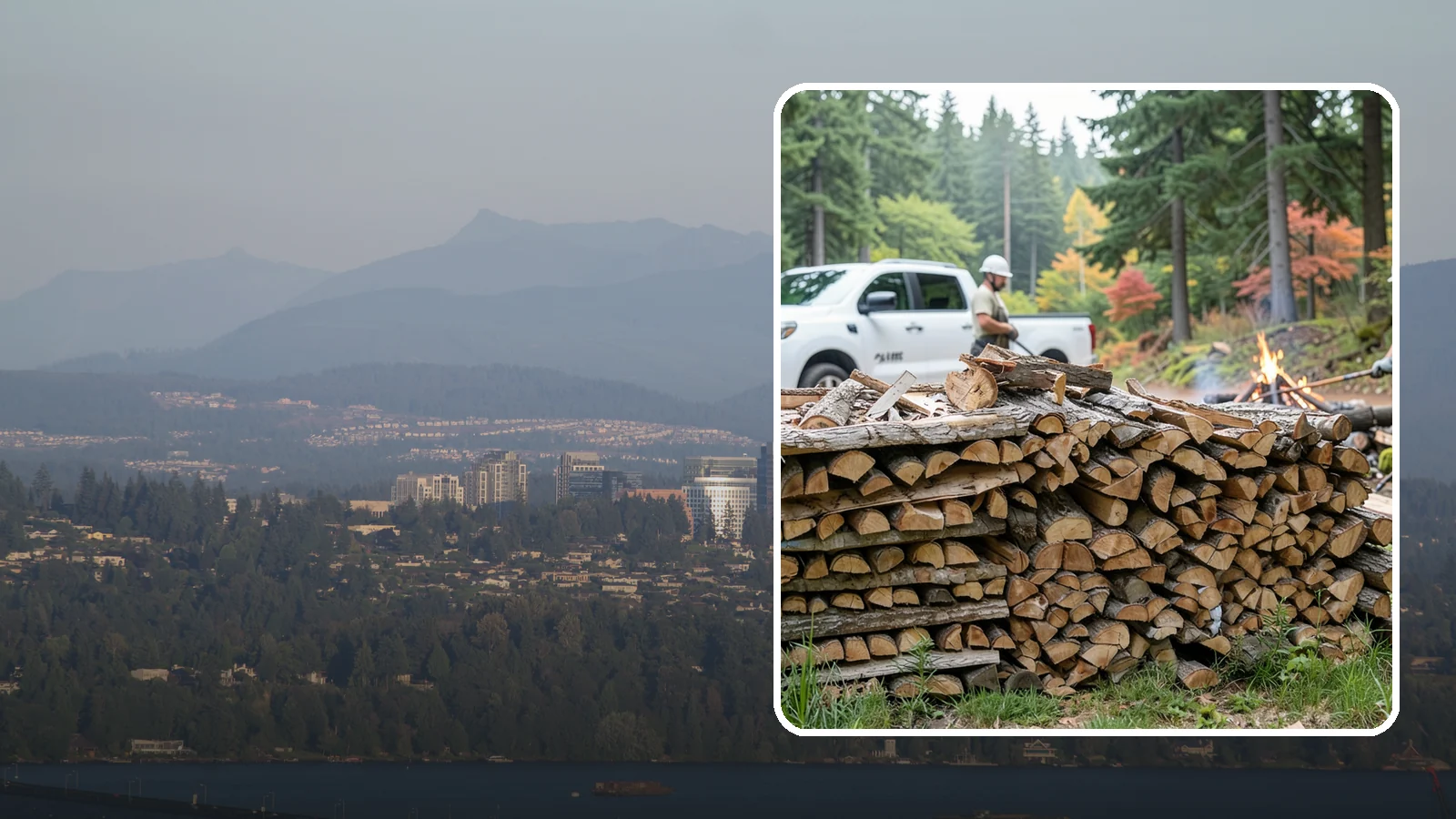 Campfire Wood in Medina, King County, WA - Firewood cut and split for easy-lighting, sociable campfires at sites across the region.