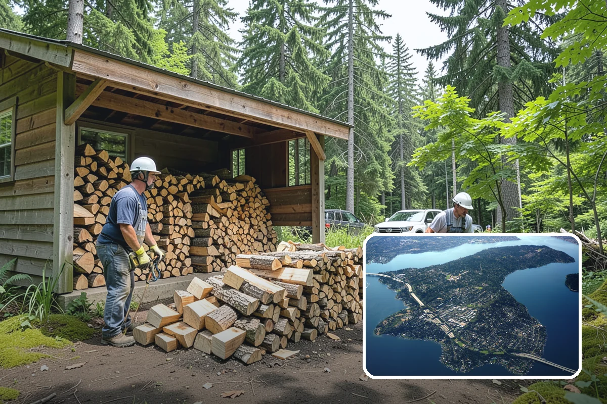Campfire Wood in Mercer Island, King County, WA - Cut and split for easy lighting