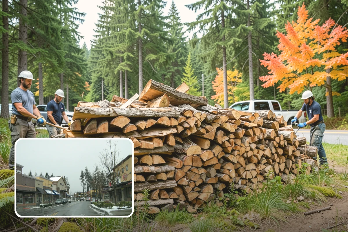 Campfire Wood in Mill Creek, Snohomish County, WA - Cut and split for easy lighting