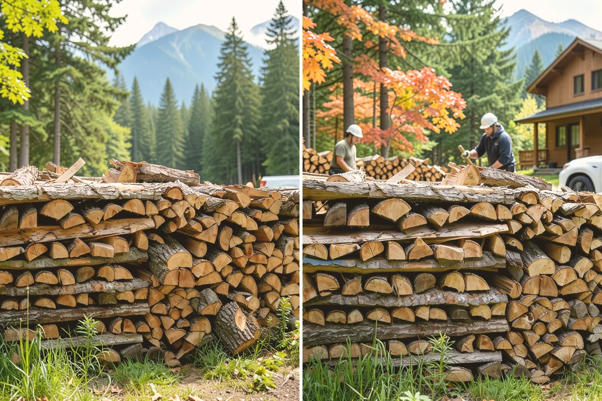 Campfire Wood in Milton, King County, WA - Confirm the volume and piece size you want