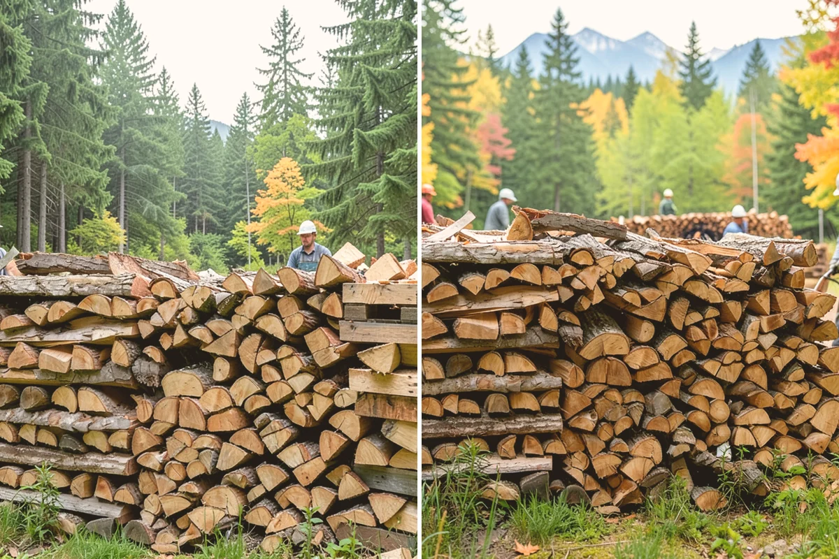 Campfire Wood in Newcastle, King County, WA - Confirm the volume and piece size you want