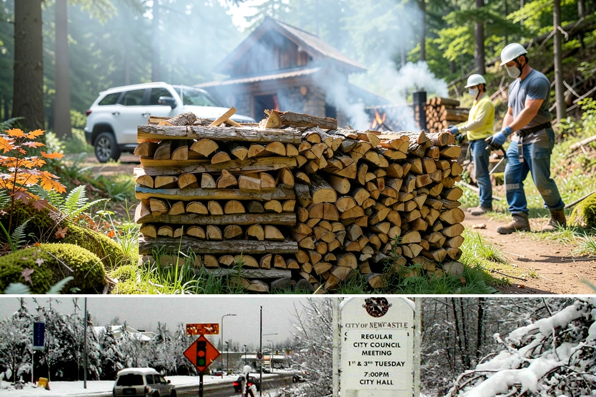 Campfire Wood in Newcastle, King County, WA - Buy campfire wood ahead of the camping season so it is dry and ready for summer trips.