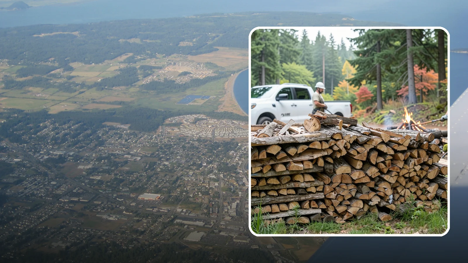 Campfire Wood in Oak Harbor, Island County, WA - Firewood cut and split for easy-lighting, sociable campfires at sites across the region.