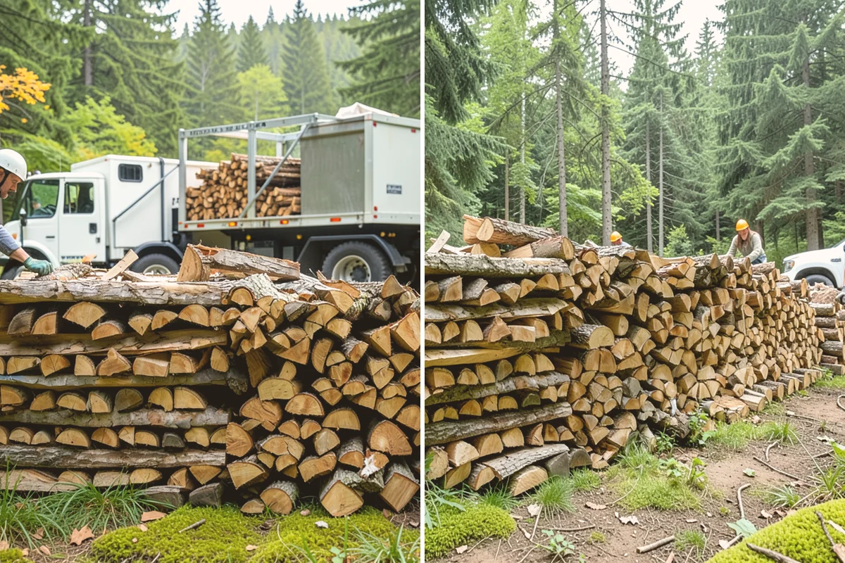 Campfire Wood in Orting, Pierce County, WA - Confirm the volume and piece size you want
