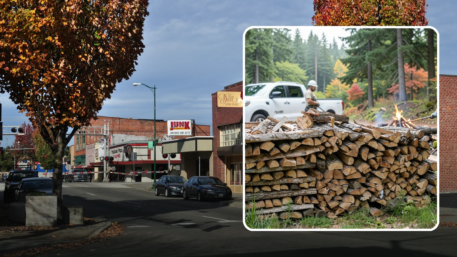 Campfire Wood in Puyallup, Pierce County, WA - Firewood cut and split for easy-lighting, sociable campfires at sites across the region.