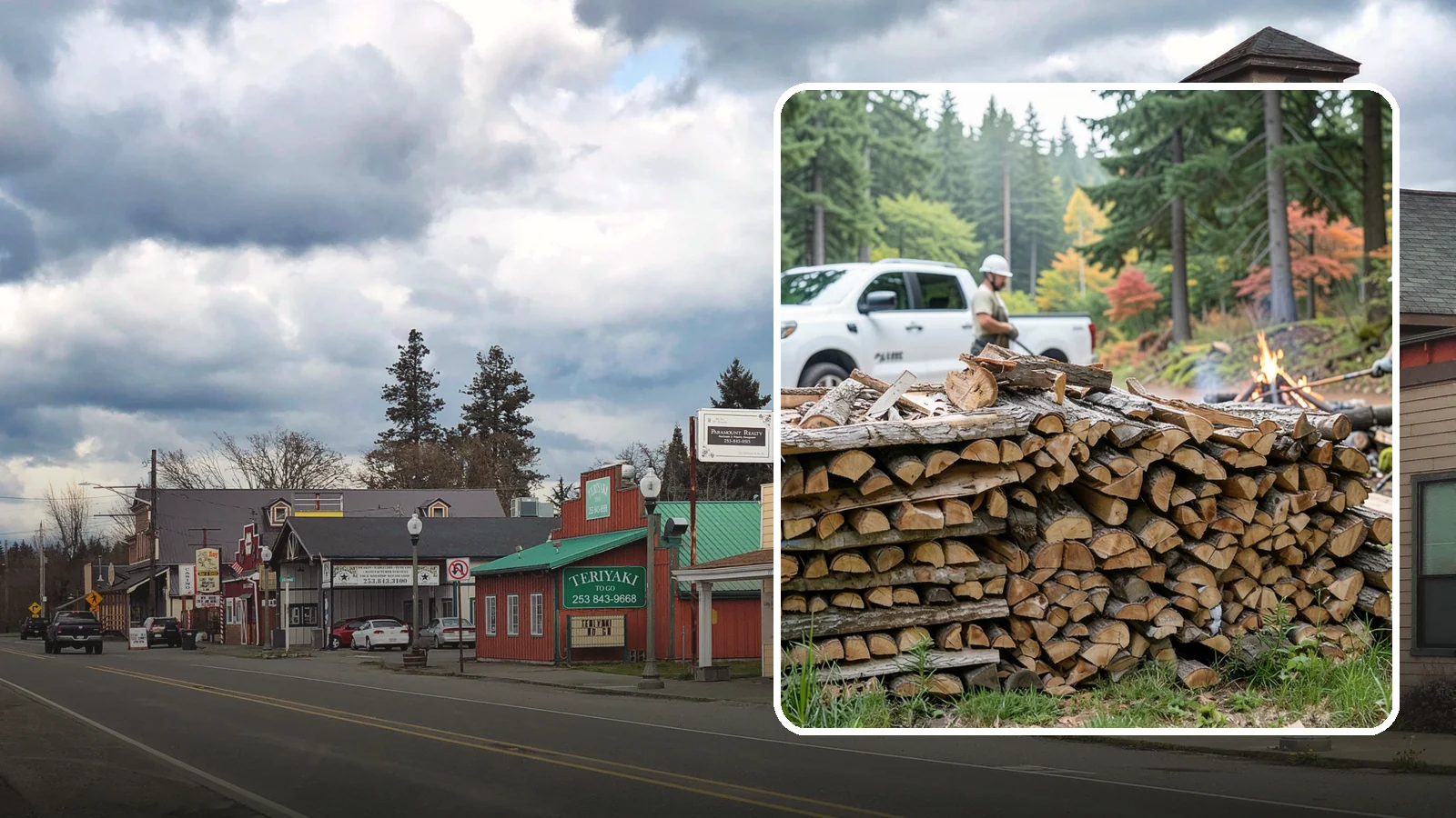 Campfire Wood in Roy, Pierce County, WA - Firewood cut and split for easy-lighting, sociable campfires at sites across the region.