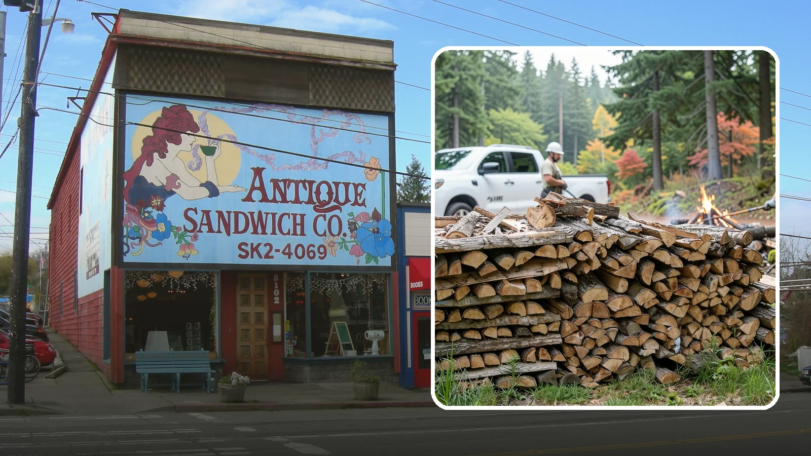 Campfire Wood in Ruston, Pierce County, WA - Firewood cut and split for easy-lighting, sociable campfires at sites across the region.