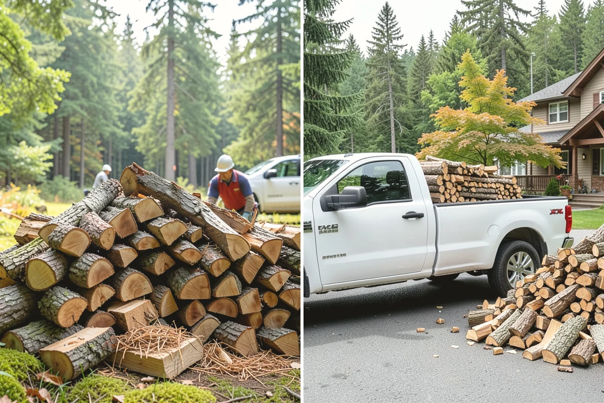 Campfire Wood in Ruston, Pierce County, WA - Confirm the volume and piece size you want