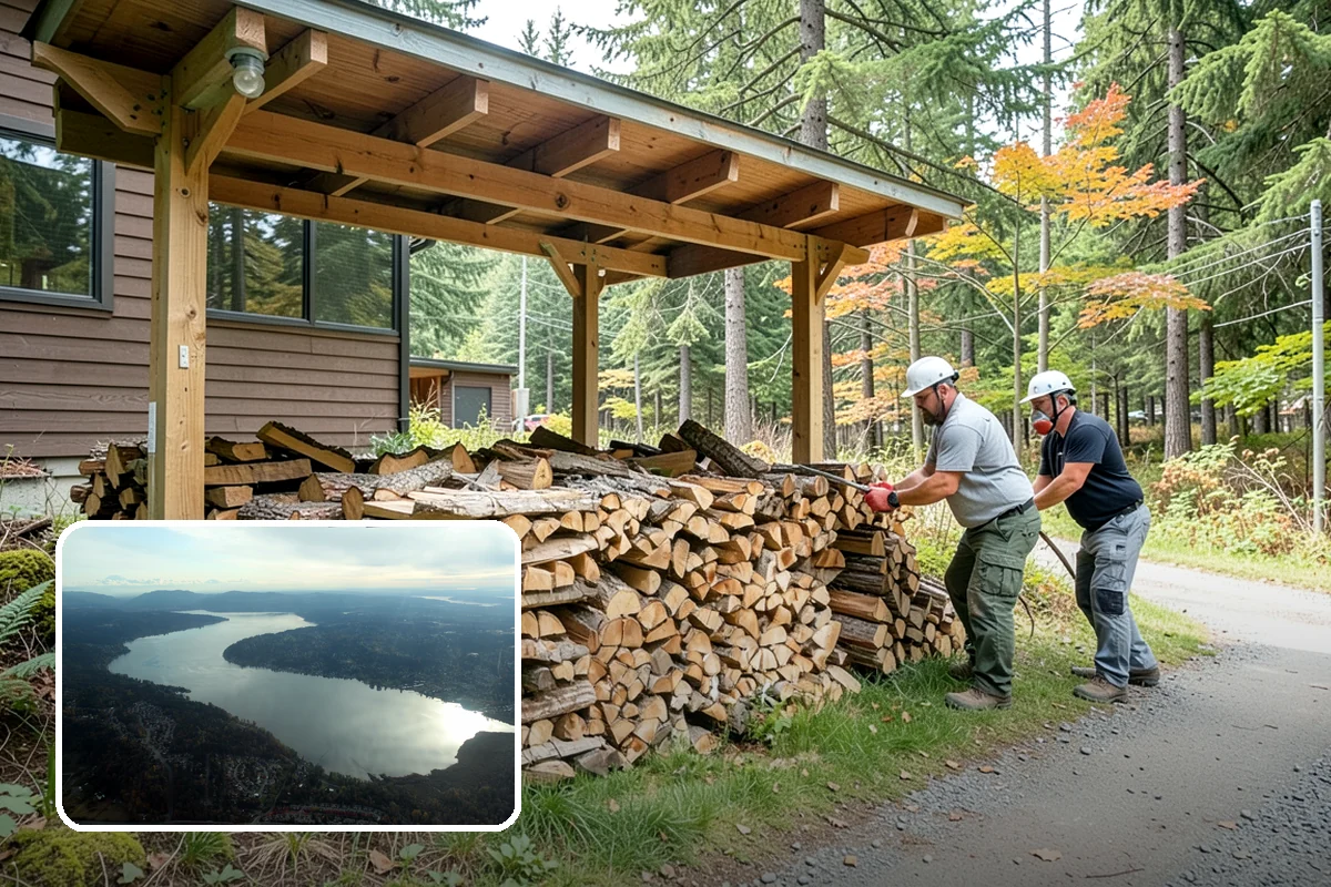 Campfire Wood in Sammamish, King County, WA - Cut and split for easy lighting