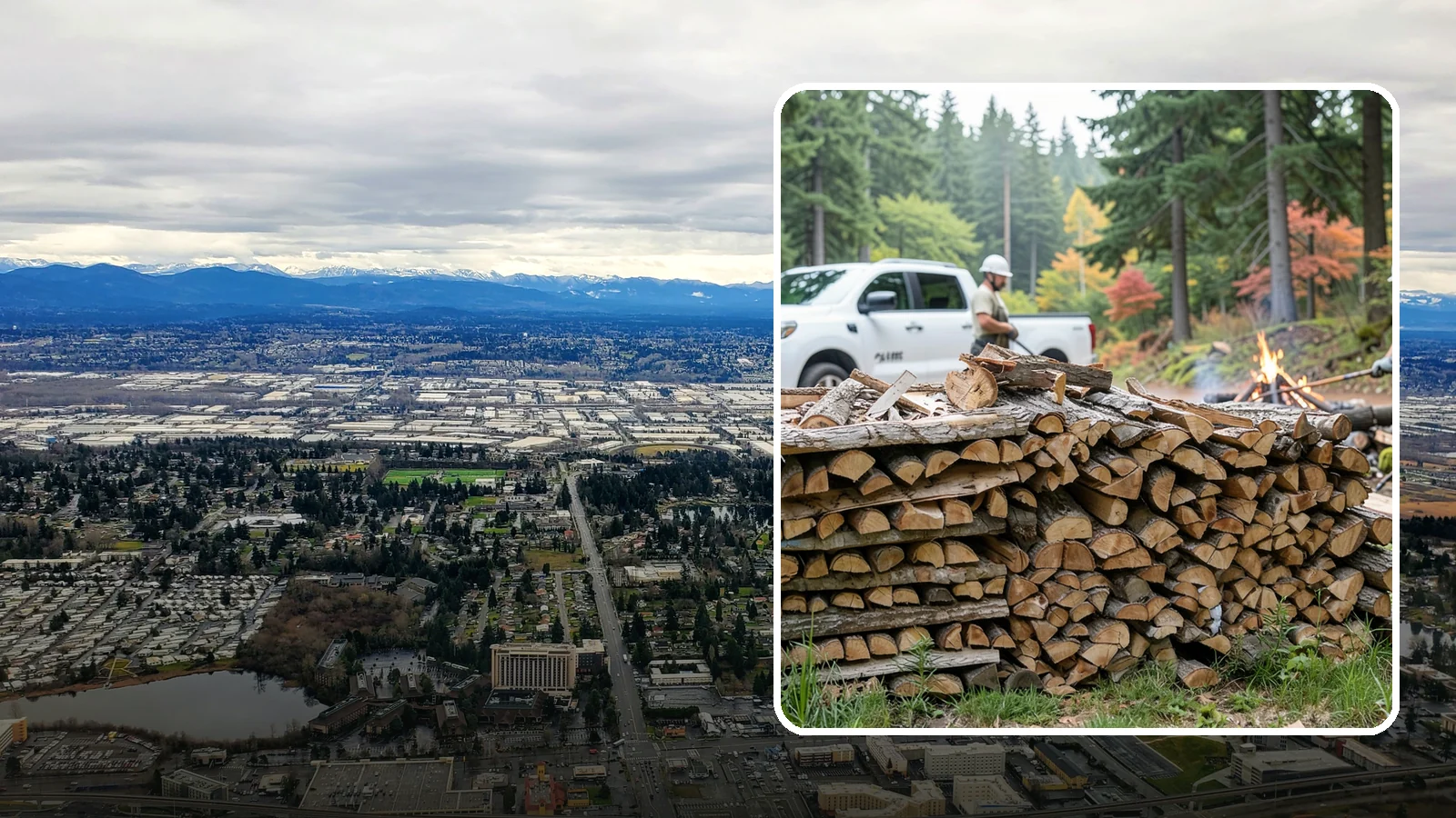 Campfire Wood in SeaTac, King County, WA - Firewood cut and split for easy-lighting, sociable campfires at sites across the region.