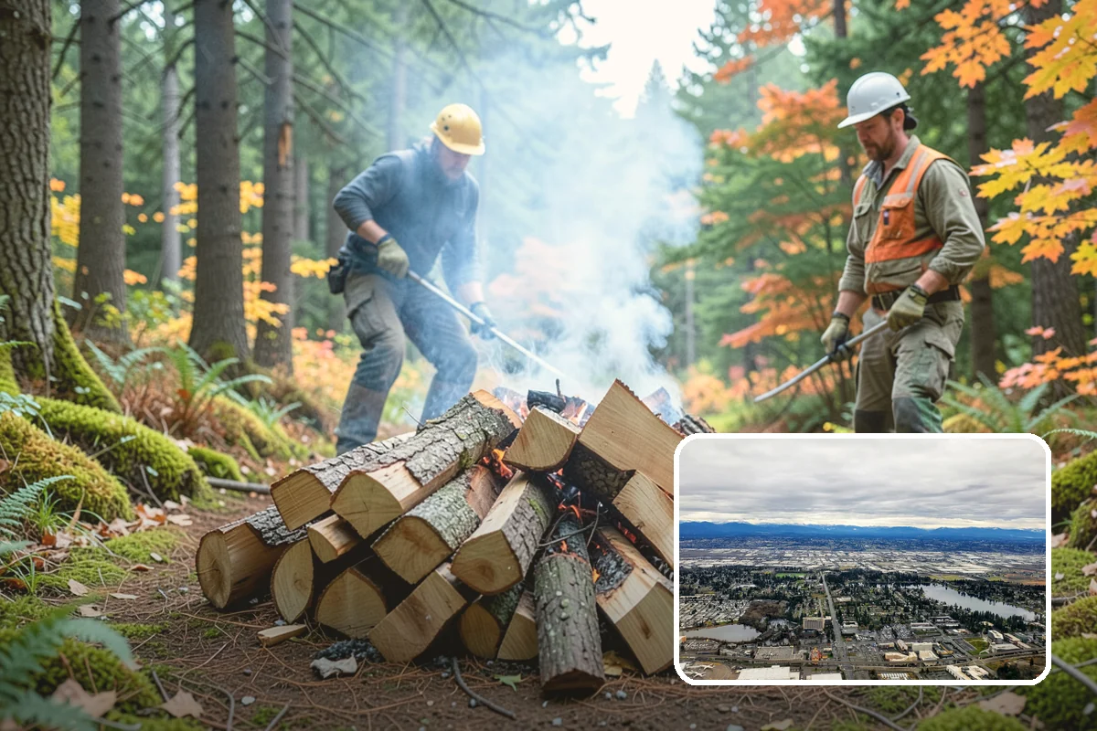 Campfire Wood in SeaTac, King County, WA - Cut and split for easy lighting