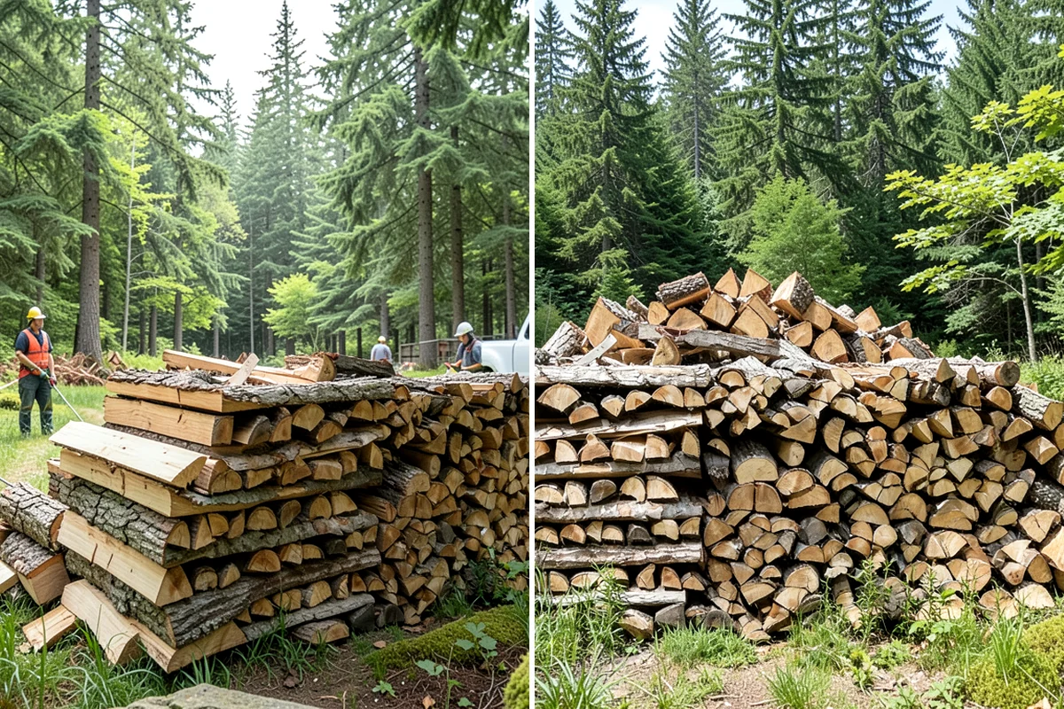 Campfire Wood in Seattle, WA - Confirm the volume and piece size you want