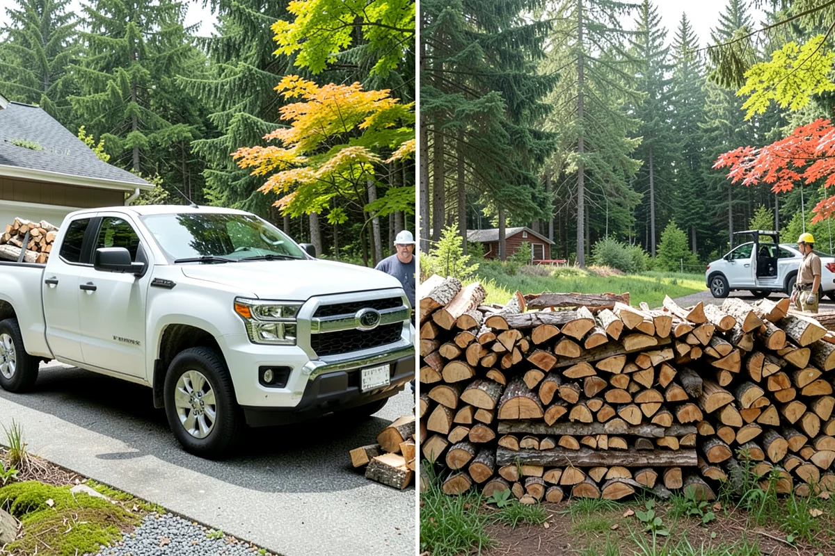 Campfire Wood in Shoreline, King County, WA - Confirm the volume and piece size you want