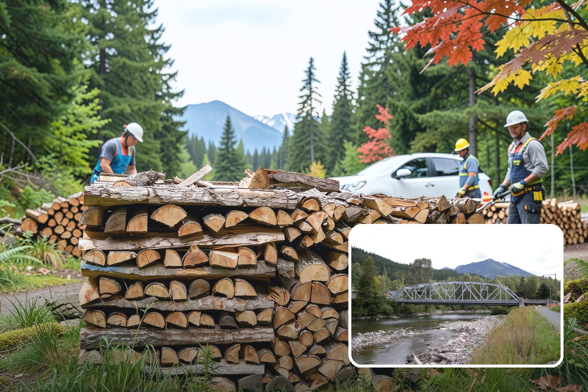 Campfire Wood in Skykomish, King County, WA - Cut and split for easy lighting