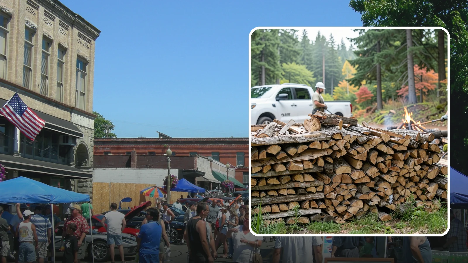 Campfire Wood in Snohomish, Snohomish County, WA - Firewood cut and split for easy-lighting, sociable campfires at sites across the region.