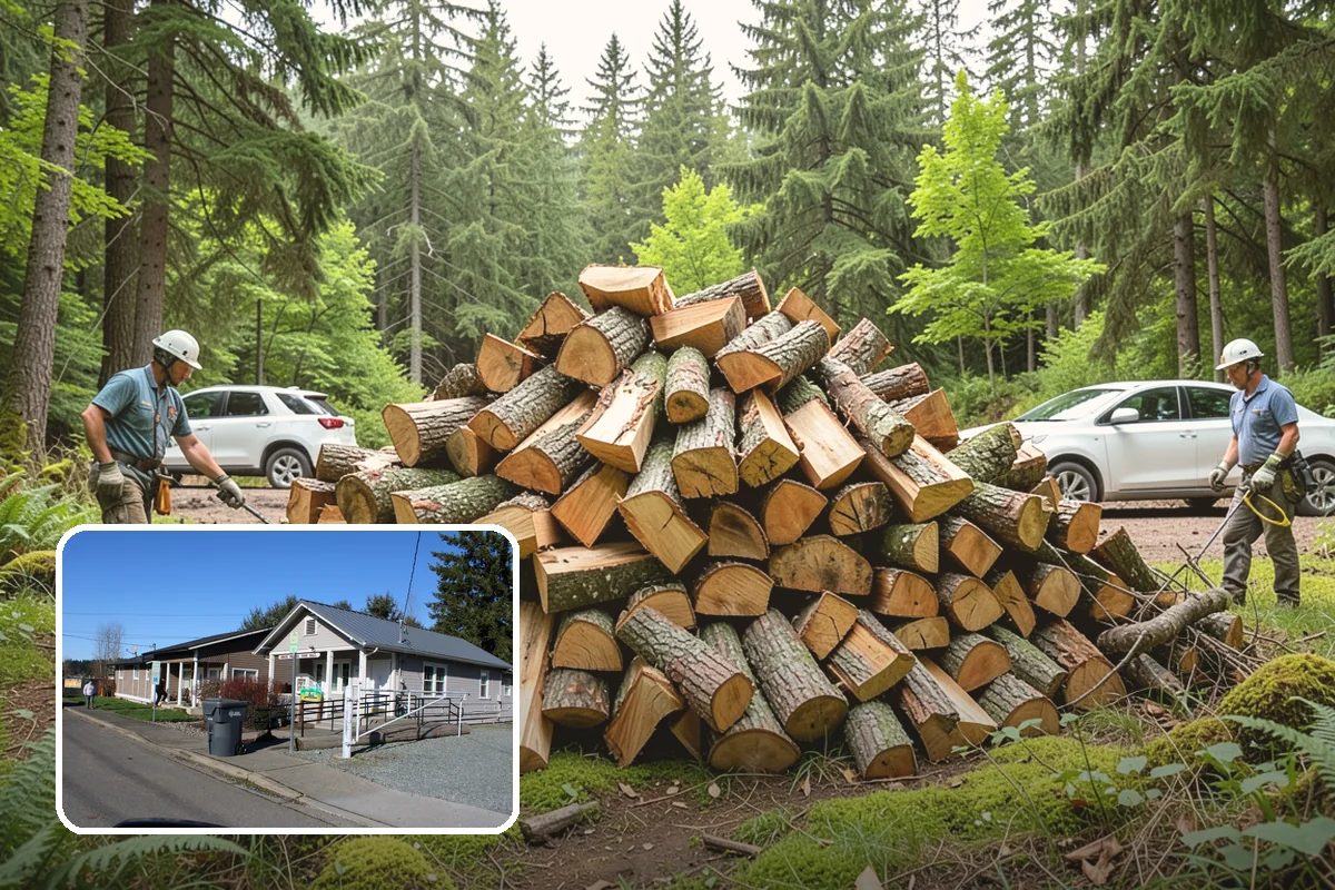 Campfire Wood in South Prairie, Pierce County, WA - Cut and split for easy lighting