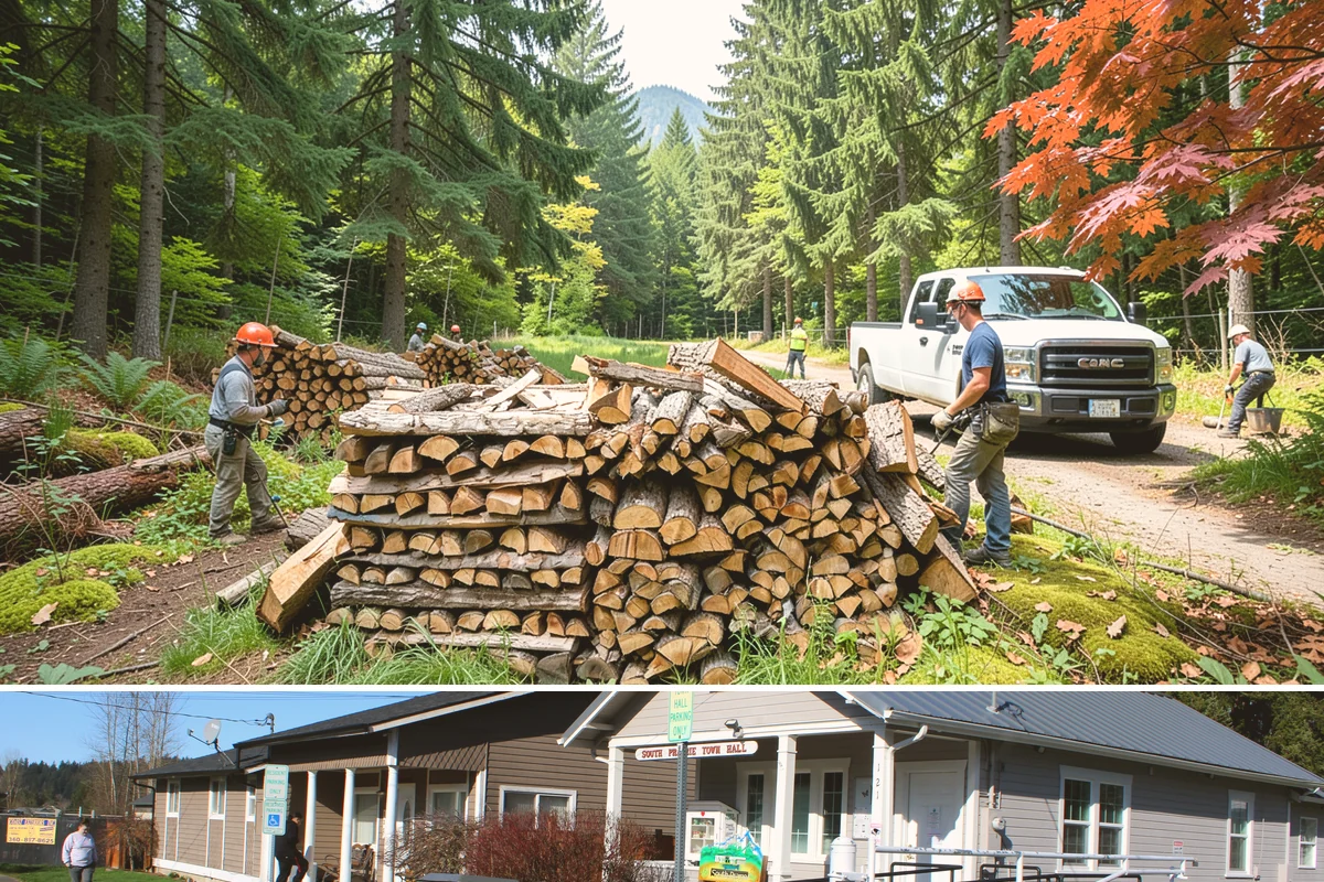 Campfire Wood in South Prairie, Pierce County, WA - Buy campfire wood ahead of the camping season so it is dry and ready for summer trips.