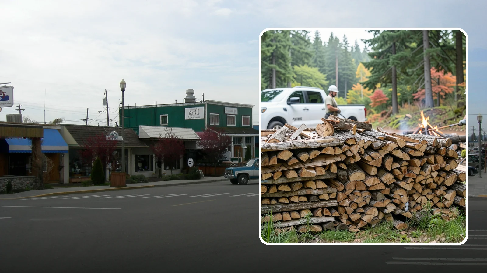 Campfire Wood in Stanwood, Snohomish County, WA - Firewood cut and split for easy-lighting, sociable campfires at sites across the region.