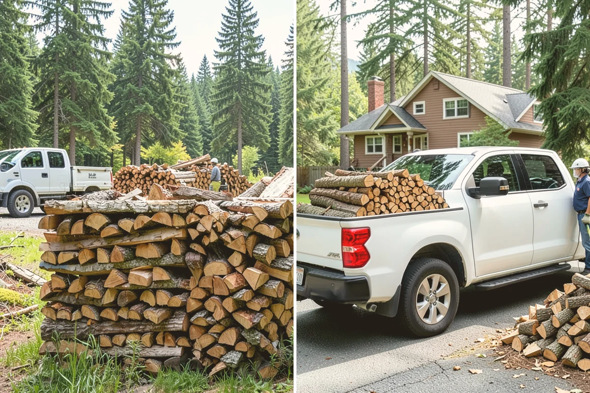 Campfire Wood in Stanwood, Snohomish County, WA - Confirm the volume and piece size you want