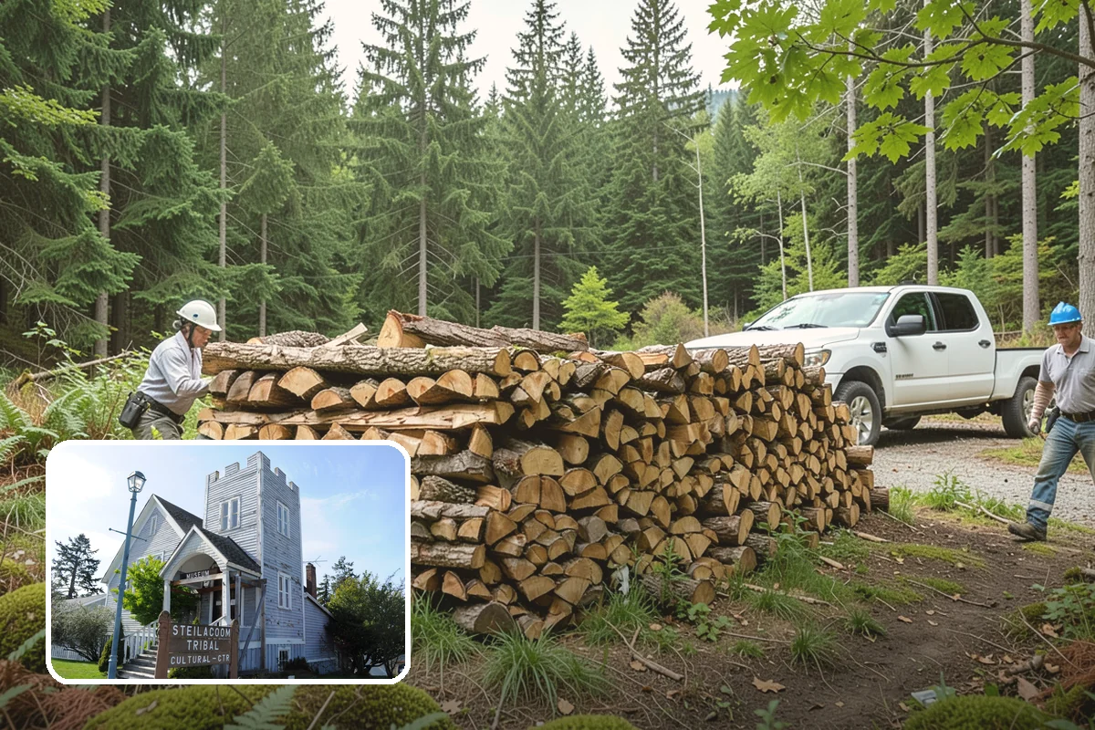 Campfire Wood in Steilacoom, Pierce County, WA - Cut and split for easy lighting
