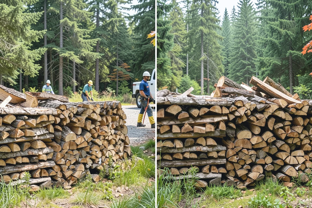 Campfire Wood in Sumner, Pierce County, WA - Confirm the volume and piece size you want