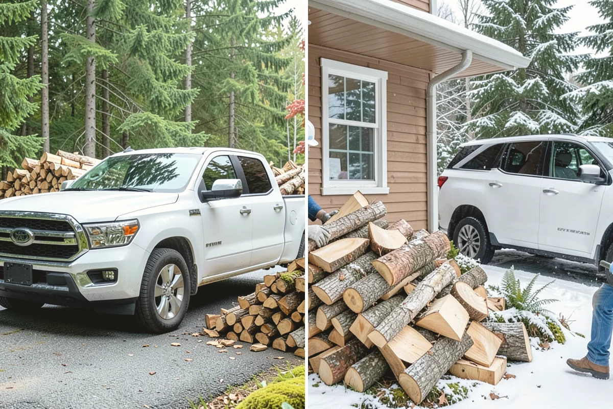 Campfire Wood in Tukwila, King County, WA - Confirm the volume and piece size you want