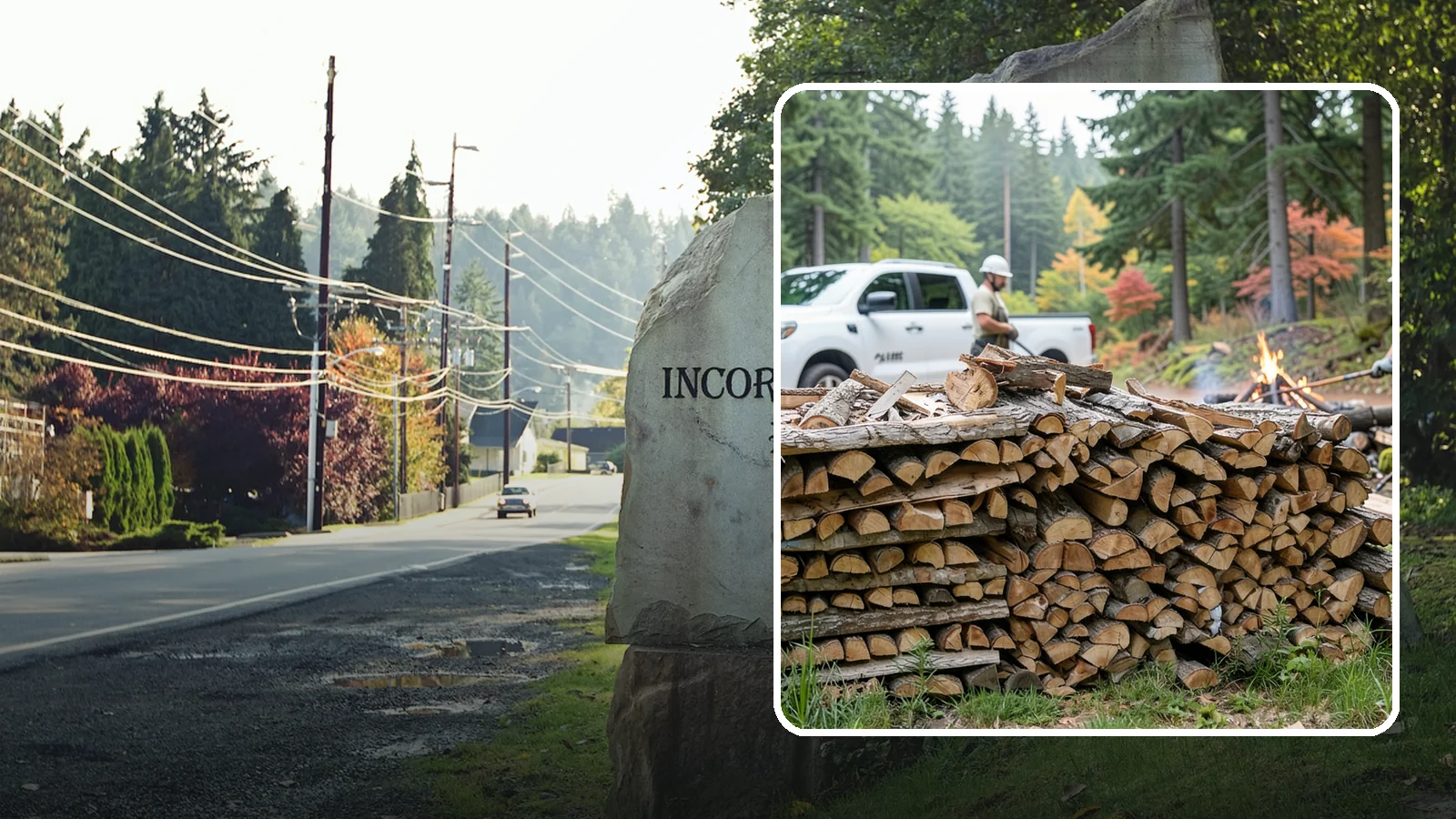 Campfire Wood in Wilkeson, Pierce County, WA - Firewood cut and split for easy-lighting, sociable campfires at sites across the region.