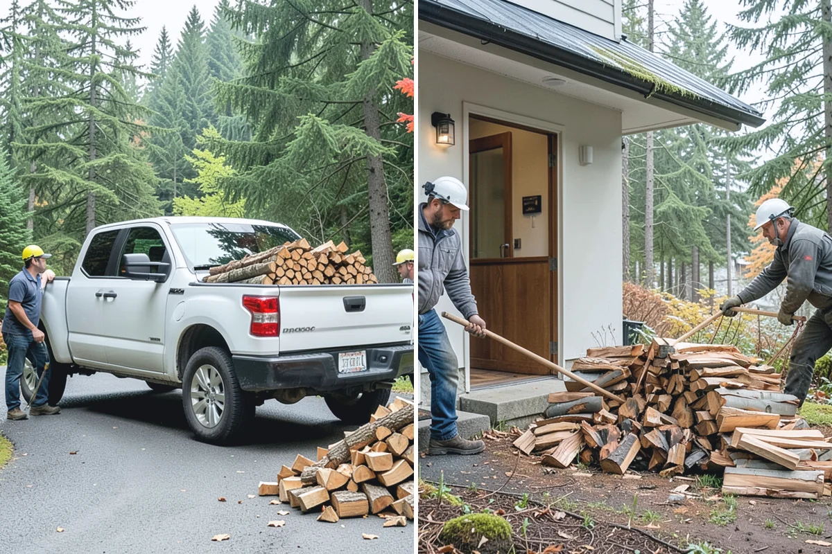 Campfire Wood in Woodinville, King County, WA - Confirm the volume and piece size you want