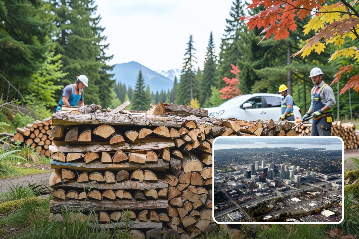 Campground Firewood in Bellevue, King County, WA - Bundles and bulk volumes to fit your operation