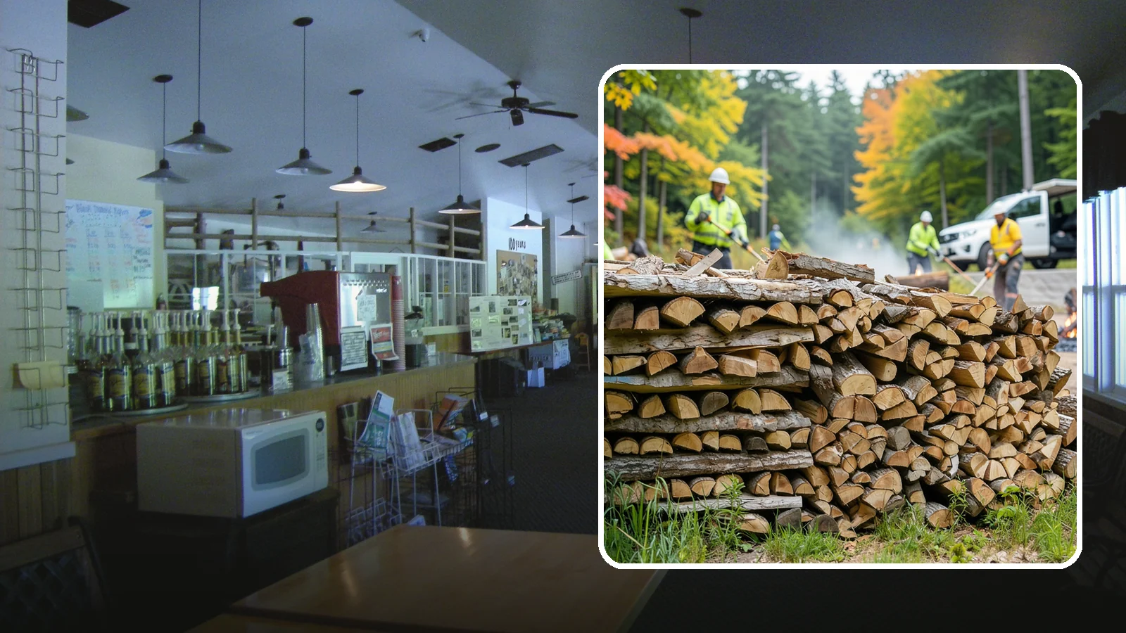 Campground Firewood in Black Diamond, King County, WA - We supply Pacific Northwest campgrounds with bundled and bulk firewood that keeps camp stores and sites stocked all season.
