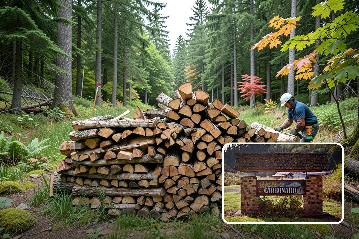 Campground Firewood in Carbonado, Pierce County, WA - Bundles and bulk volumes to fit your operation