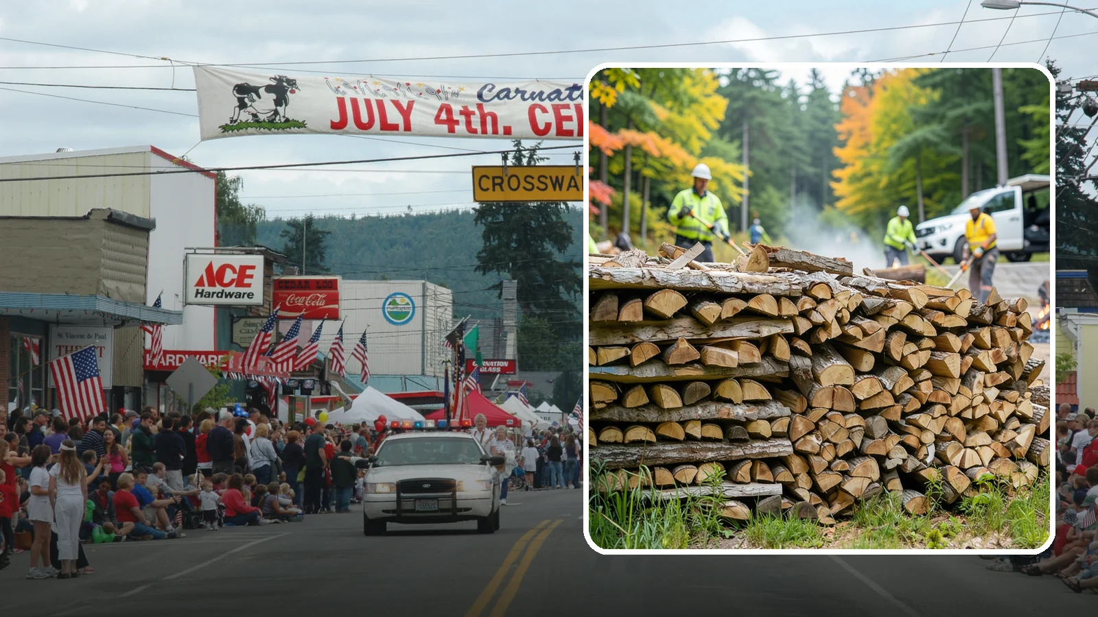 Campground Firewood in Carnation, King County, WA - We supply Pacific Northwest campgrounds with bundled and bulk firewood that keeps camp stores and sites stocked all season.