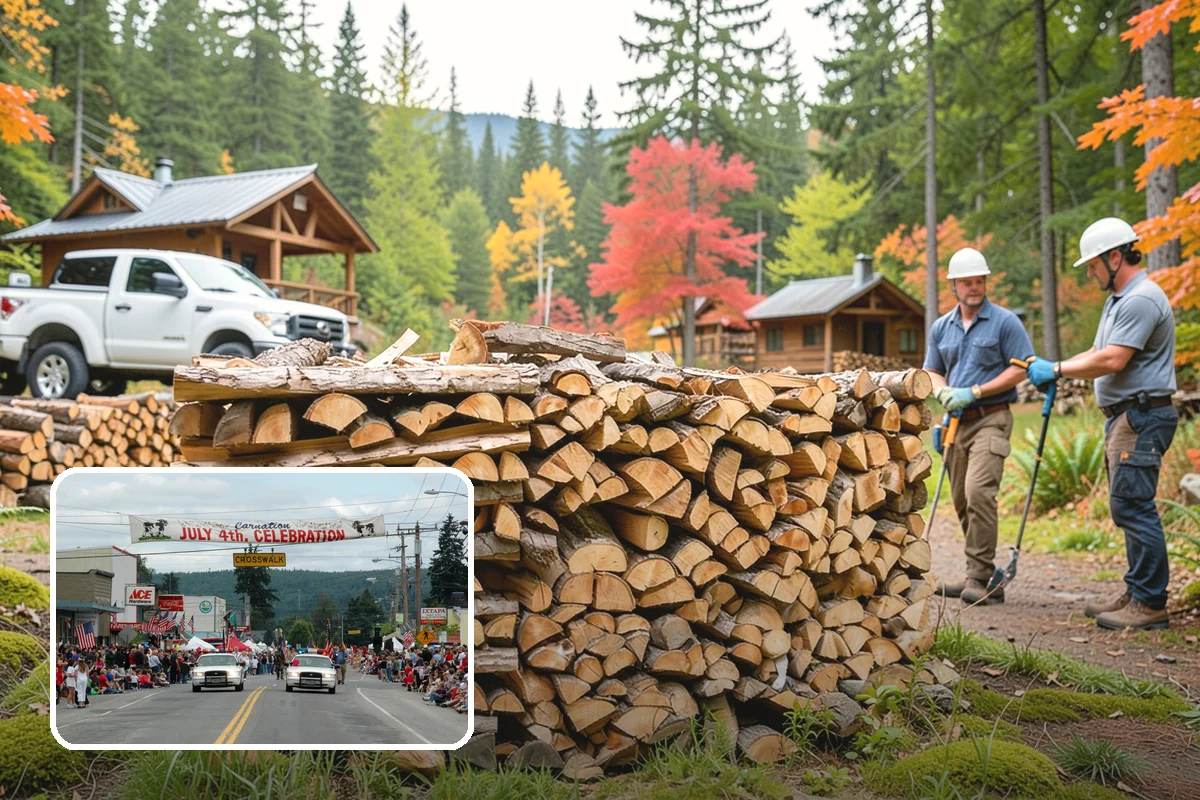 Campground Firewood in Carnation, King County, WA - Bundles and bulk volumes to fit your operation