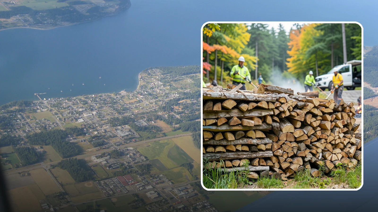 Campground Firewood in Coupeville, Island County, WA - We supply Pacific Northwest campgrounds with bundled and bulk firewood that keeps camp stores and sites stocked all season.