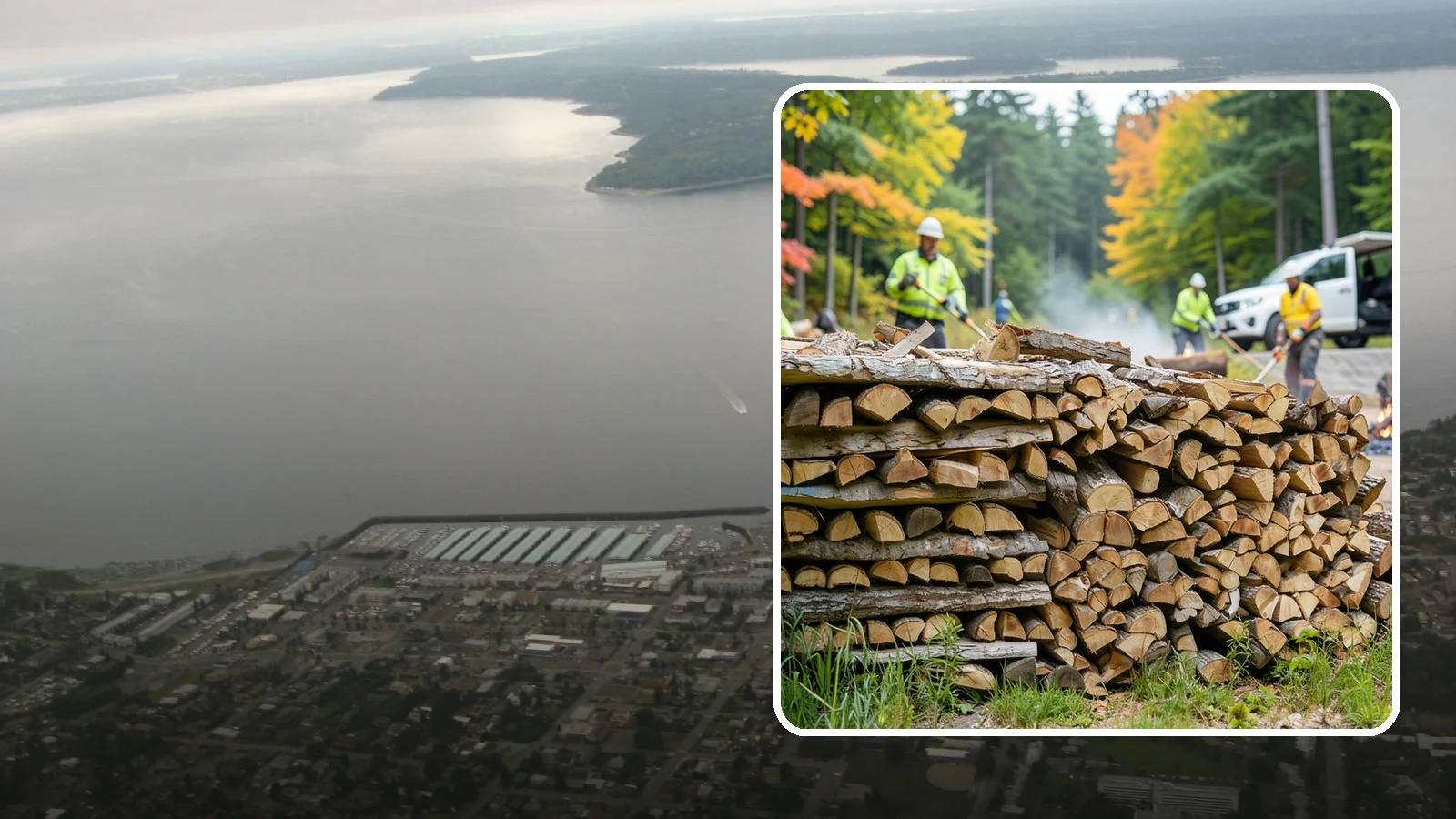 Campground Firewood in Des Moines, King County, WA - We supply Pacific Northwest campgrounds with bundled and bulk firewood that keeps camp stores and sites stocked all season.