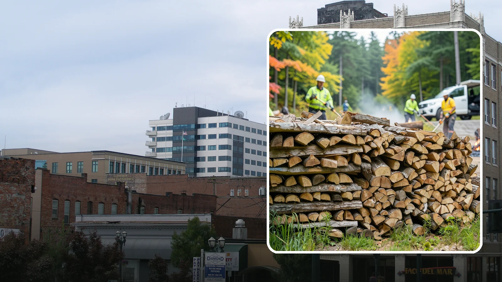 Campground Firewood in Everett, Snohomish County, WA - We supply Pacific Northwest campgrounds with bundled and bulk firewood that keeps camp stores and sites stocked all season.