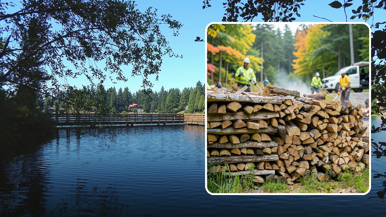 Campground Firewood in Federal Way, King County, WA - We supply Pacific Northwest campgrounds with bundled and bulk firewood that keeps camp stores and sites stocked all season.