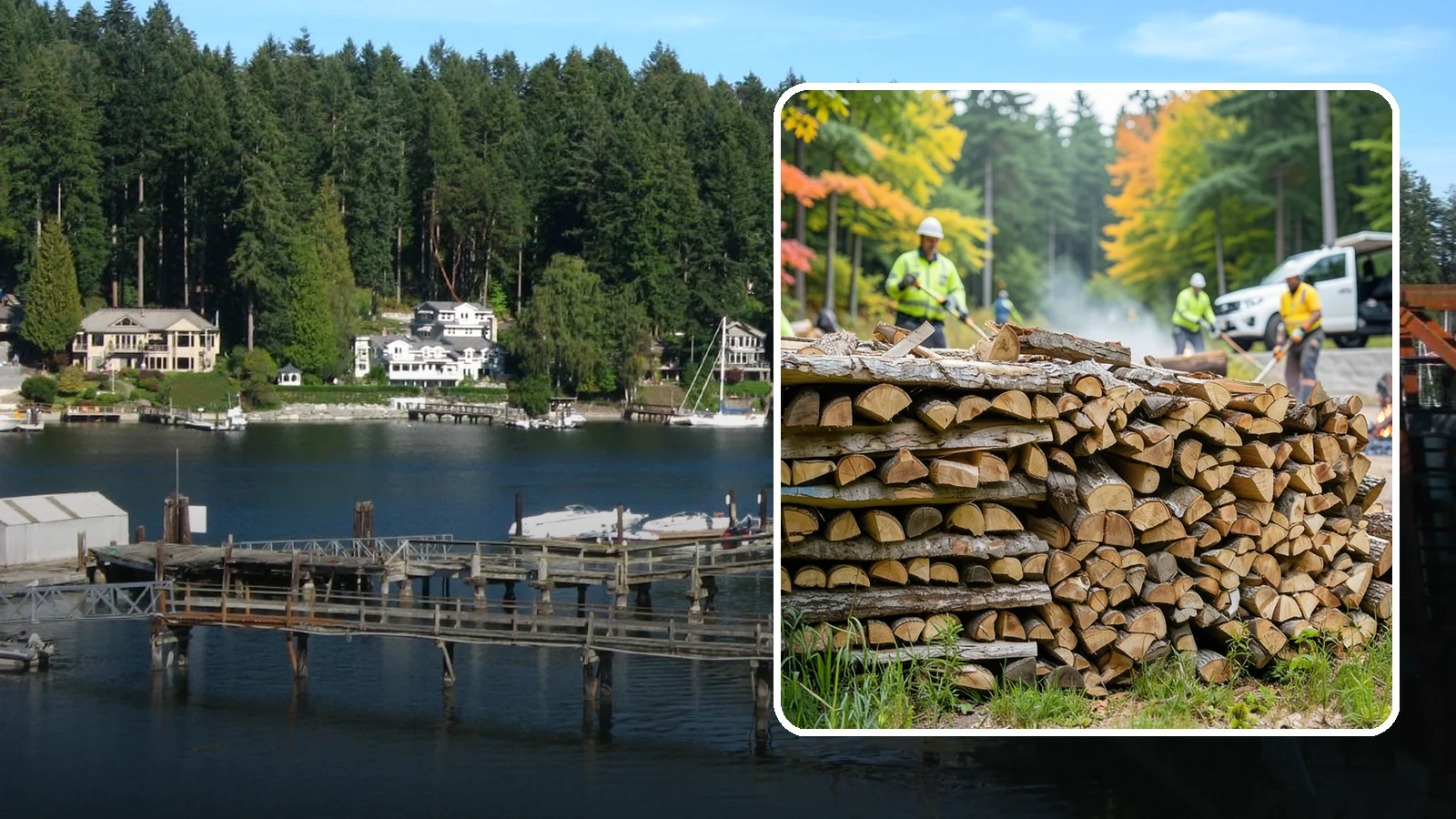 Campground Firewood in Gig Harbor, Pierce County, WA - We supply Pacific Northwest campgrounds with bundled and bulk firewood that keeps camp stores and sites stocked all season.