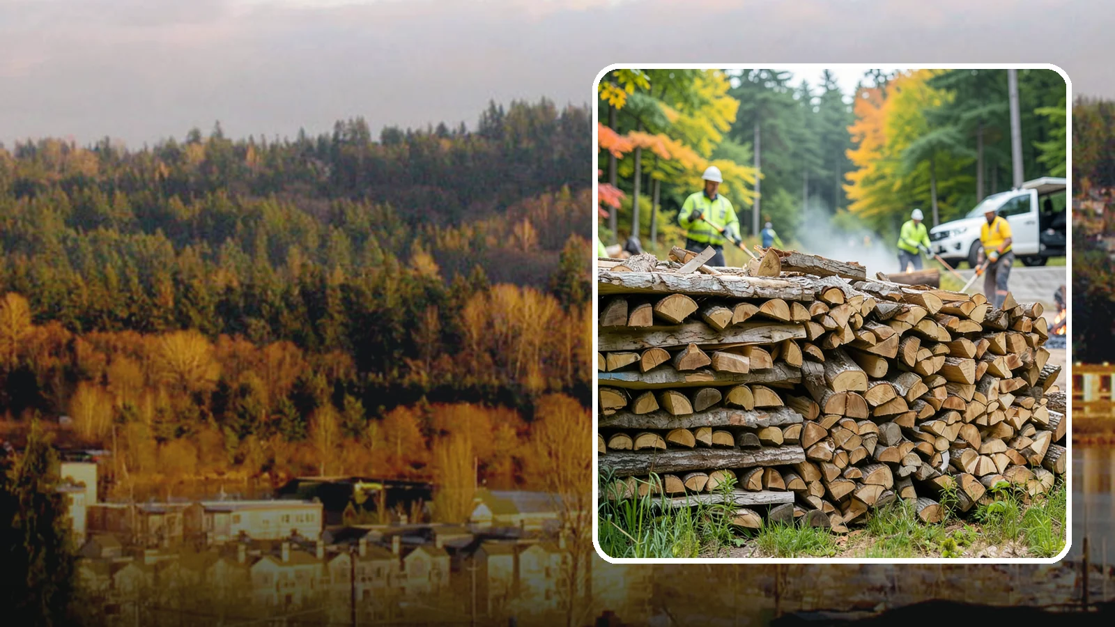 Campground Firewood in Kenmore, King County, WA - We supply Pacific Northwest campgrounds with bundled and bulk firewood that keeps camp stores and sites stocked all season.