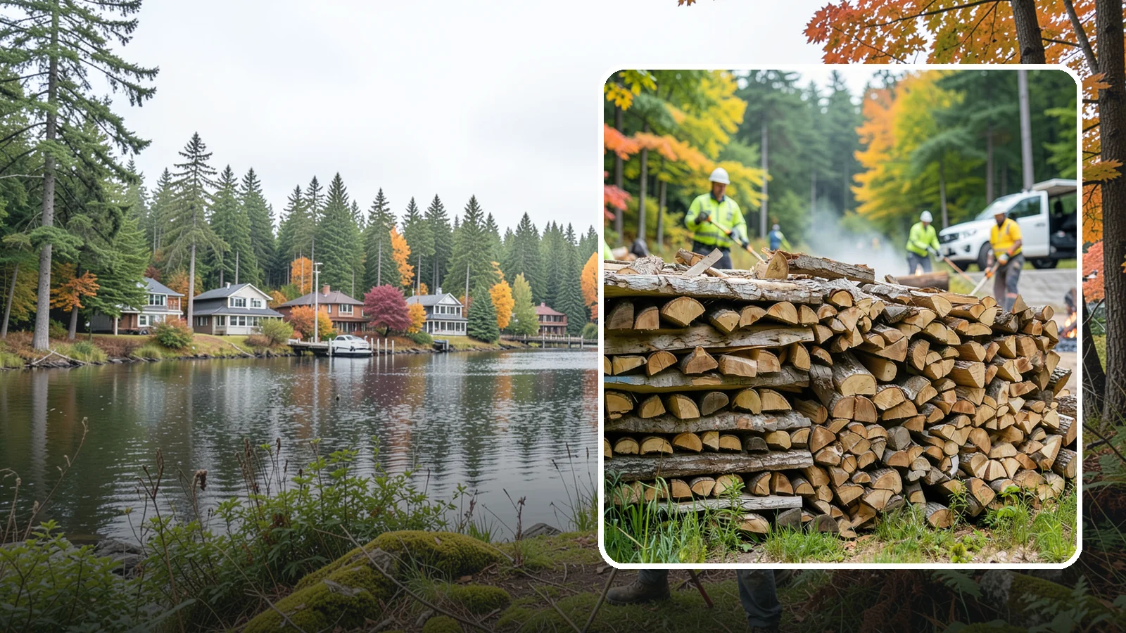 Campground Firewood in La Conner, Skagit County, WA - We supply Pacific Northwest campgrounds with bundled and bulk firewood that keeps camp stores and sites stocked all season.