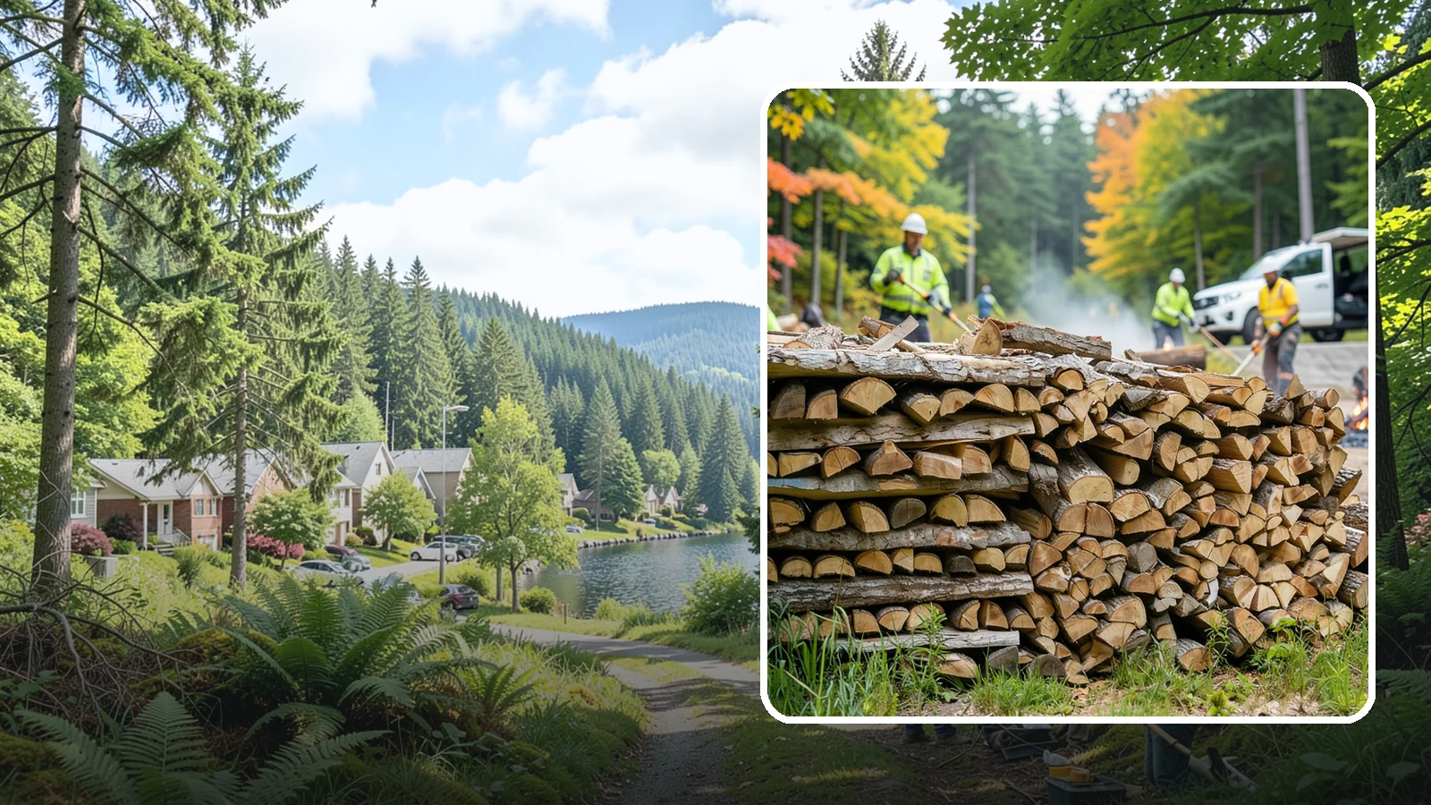 Campground Firewood in Lake Forest Park, King County, WA - We supply Pacific Northwest campgrounds with bundled and bulk firewood that keeps camp stores and sites stocked all season.