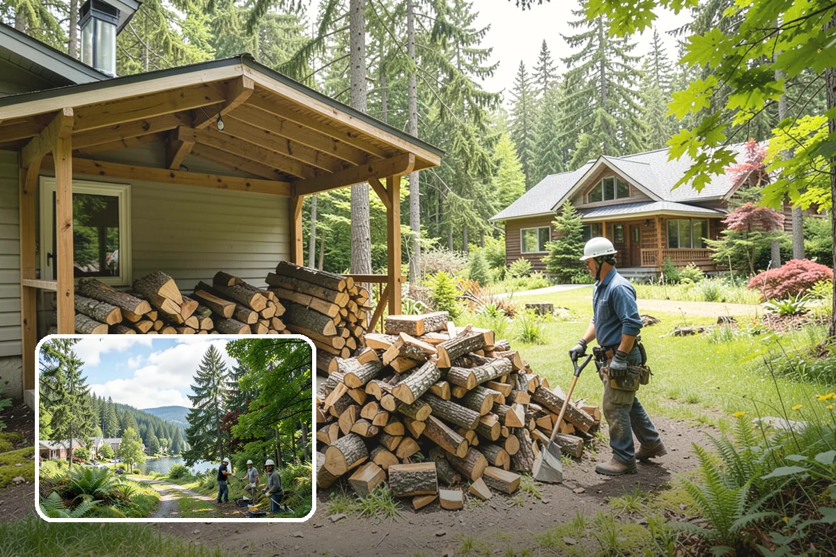 Campground Firewood in Lake Forest Park, King County, WA - Bundles and bulk volumes to fit your operation