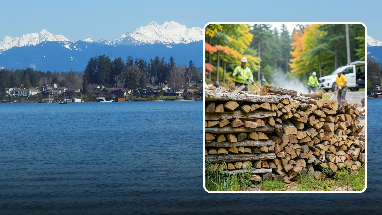 Campground Firewood in Lake Stevens, Snohomish County, WA - We supply Pacific Northwest campgrounds with bundled and bulk firewood that keeps camp stores and sites stocked all season.